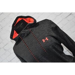 Under Armour Hoodie Womens Medium Gray ColdGear Loose Fit Pullover